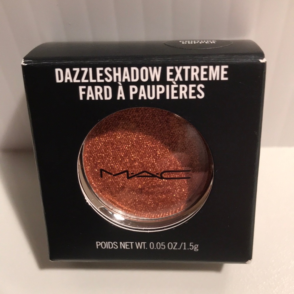 MAC dazzleshadow extreme eyeshadow in couture copper NEW